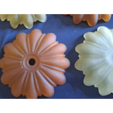 set of hand craved frosted...